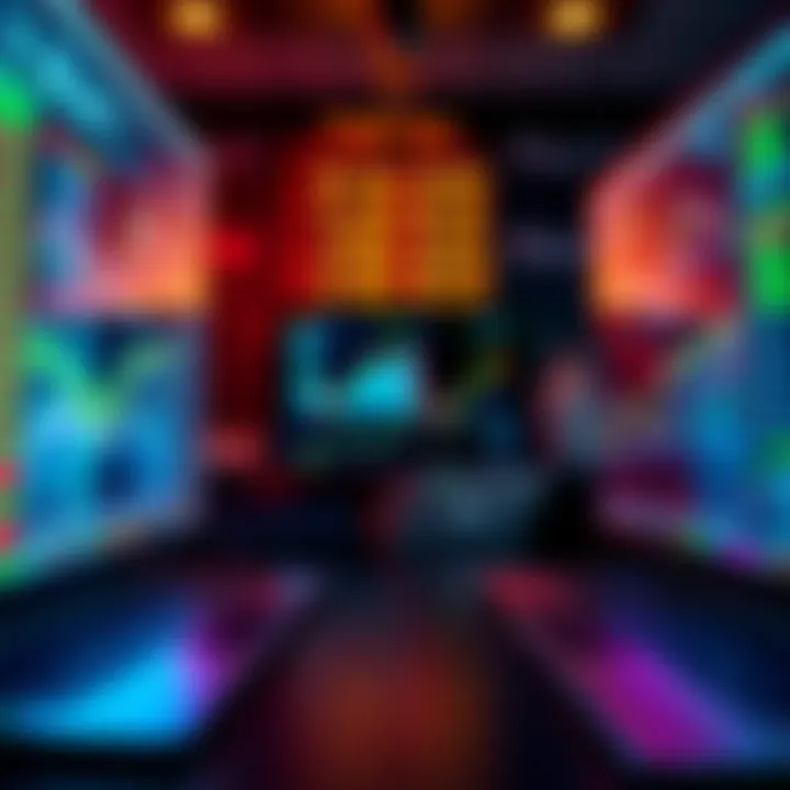 A side-by-side view of different trading platforms displaying varying execution speeds and performance metrics.