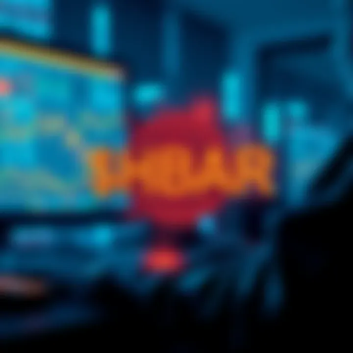 A person using a computer to transfer $HBAR cryptocurrency from an exchange to a secure ledger device.