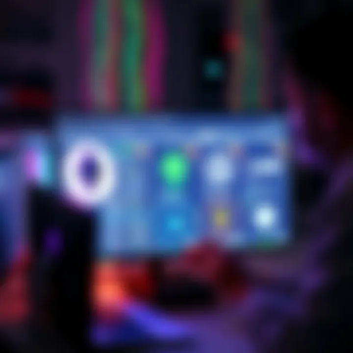 Transferring Funds Between Blockchains A person using a computer to transfer digital assets between different blockchain networks, with logos of Ethereum, Solana, and Arbitrum visible on the screen.