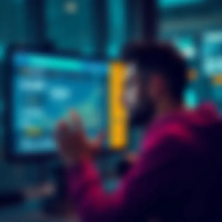 A person looking at a computer screen showing a crypto exchange interface and USDT transfer details, with a thoughtful expression.