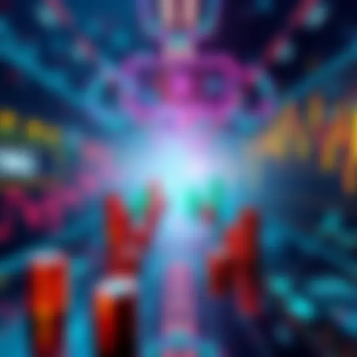 A visual representation of prediction markets shifting from fiat currency, showcasing graphs and symbols of stability and sustainability.