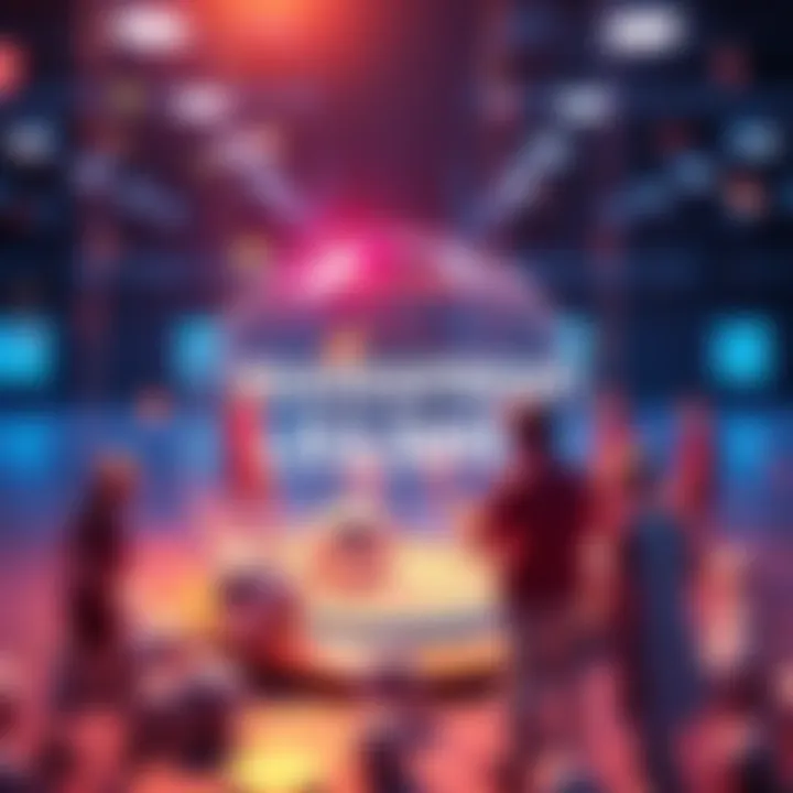 Transparent Crypto Lottery A visual representation of a crypto lottery, showcasing a prize pool and participants buying entries with cryptocurrency, highlighting transparency in the process.