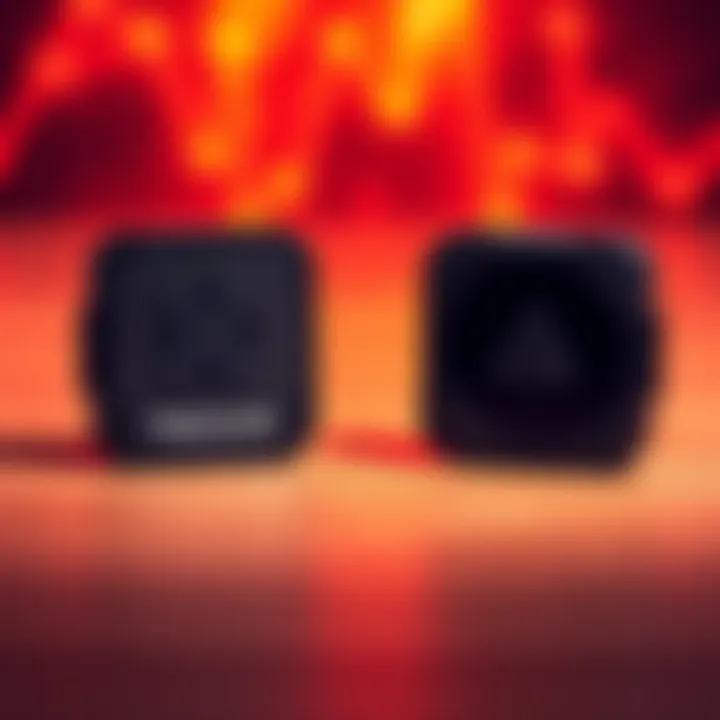 A side-by-side comparison of the Trezor 3 and Trezor 5 hardware wallets highlighting their design and features