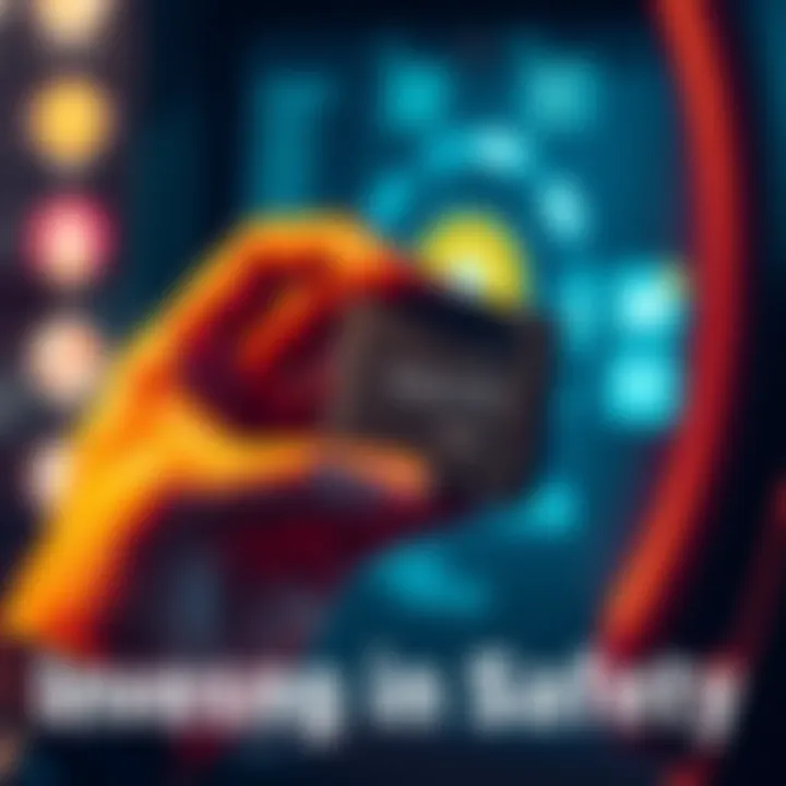 Person holding a Trezor hardware wallet A person examining a Trezor hardware wallet for Bitcoin storage