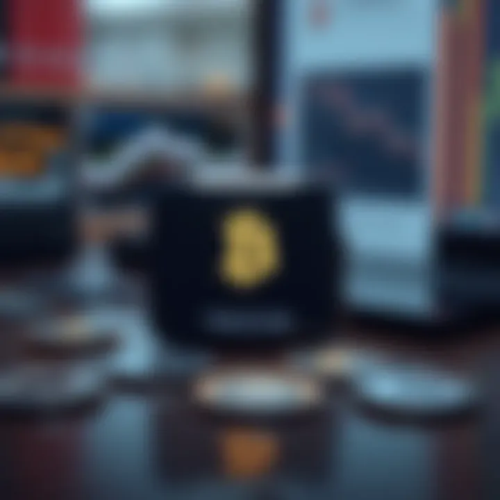 A Trezor Safe 7 BC hardware wallet displayed with a Bitcoin logo, placed on a table with seed phrase plates nearby, representing secure storage for BTC.