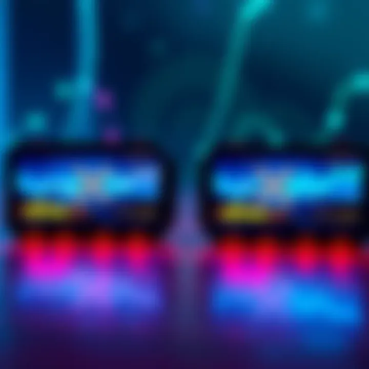 Trezor 5 and 7 hardware wallets showing XRP NFTs on their screens