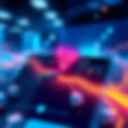 Illustration showing the Trezor Suite App interface with Tron logo and assets management features