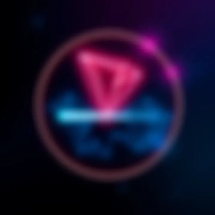 A graphic showing the TRON logo with a progress bar indicating final testing phase for version 4.8.1, symbolizing improvements in speed and security.