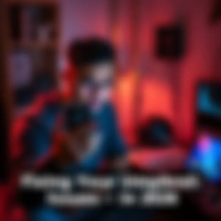 A person holding a smartphone looking frustrated while trying to connect to their Umbrel home device, with a laptop and home network equipment in the background.