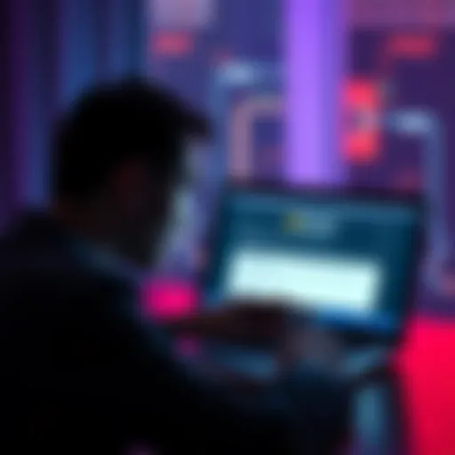 A person looking frustrated at a laptop screen displaying an application error message while trying to access Stader.