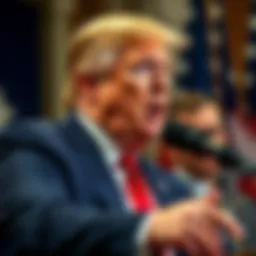President Trump speaking about cryptocurrency regulation while highlighting the government's $288 million Bitcoin and Ethereum shift