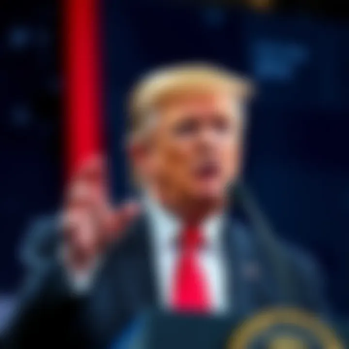 President Trump delivers a speech at the Davos conference, discussing US economic strength and energy independence.