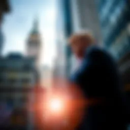 President Trump speaking at 40 Wall Street, claiming it is the tallest building in downtown Manhattan