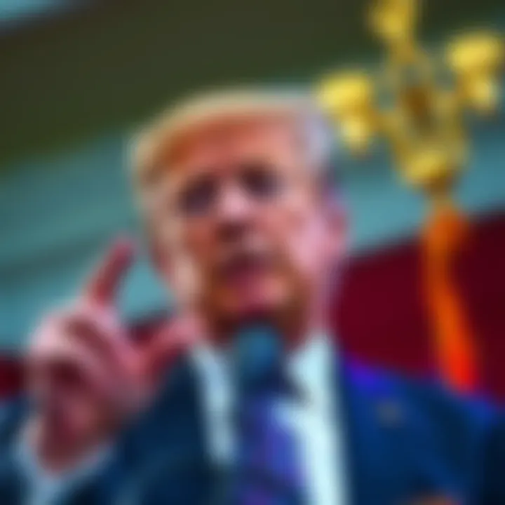 President Trump confidently discussing the upcoming crypto market structure bill