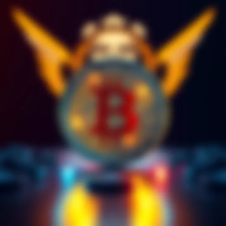 Illustration of a digital currency symbol with Tether's logo in the background, representing the Trump family stablecoin on a hidden blockchain.