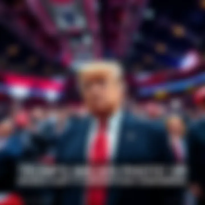 Trump at a photo op Former President Trump posing for a photo op, showcasing the expensive setup, while critics raise concerns over GOP party unity.