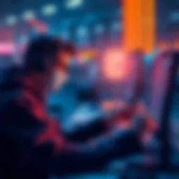 A person researching ChangeNow on a computer, looking for feedback on anonymous crypto exchanges