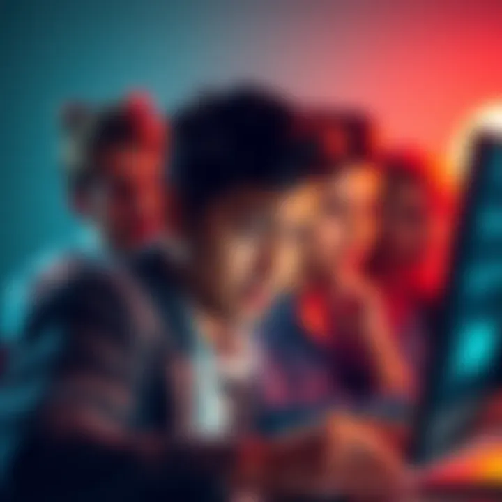 Frustrated TurboTax users looking for updates on CSV upload issues, with a worried expression and a computer showing error messages.