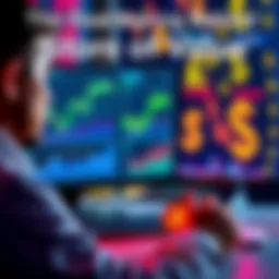 Understanding Store of Value A person analyzing financial charts and graphs on a computer with dollar symbols in the background.