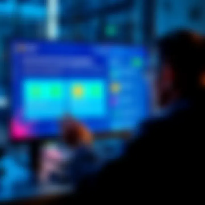 Understanding Non-Custodial DeFi A person analyzing DeFi wallet options on a computer screen, with graphics showing permissions and risks involved in non-custodial solutions.