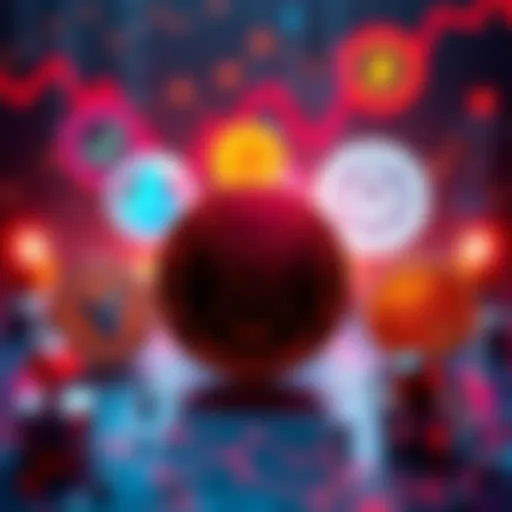 Understanding Stable-Coins A visual representation of various stable-coins, including XUSD, with icons symbolizing trust and risk in cryptocurrency.