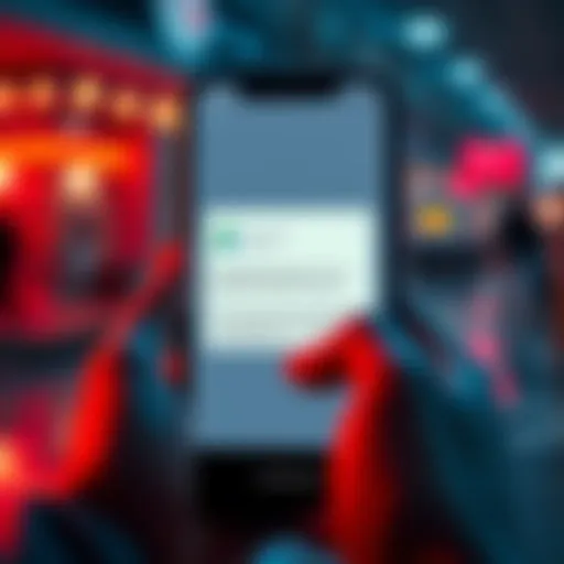 A smartphone screen displaying a notification of an unexpected deposit from an oil inspection company in a banking app.