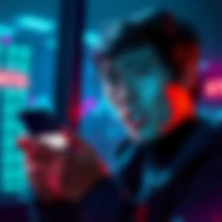 A person looks worried while checking a smartphone showing a Binance transaction, with a notification of unsolicited funds.