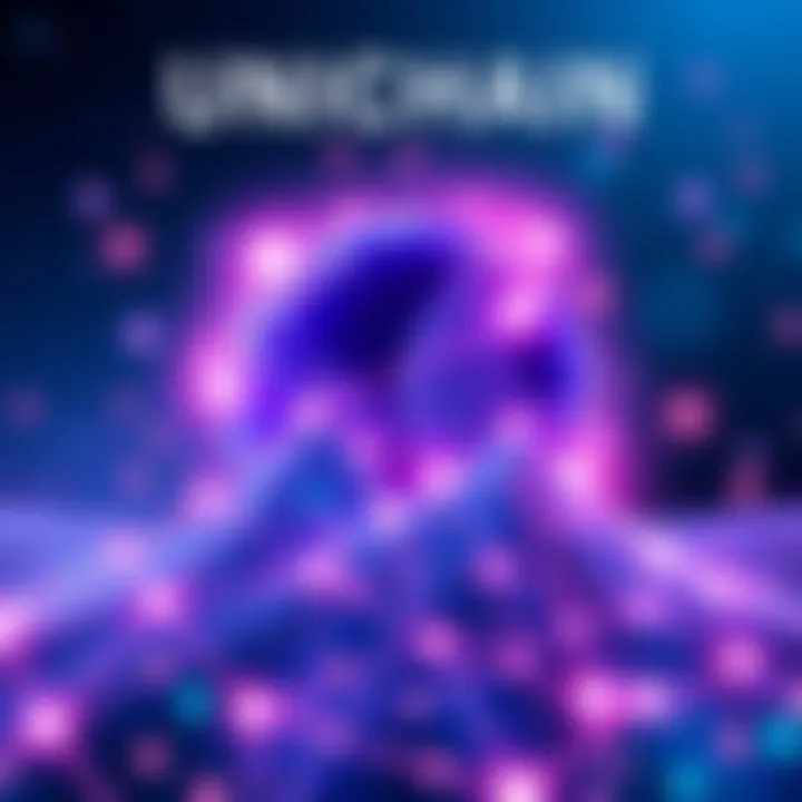 Illustration of Unichain integrating Chainlink data standard for enhanced blockchain connectivity