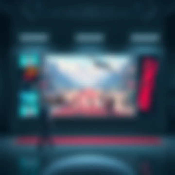 A bland advertisement for AE that misses the game's theme, showing generic visuals instead of engaging content.