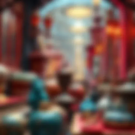 A collection of unique treasures including art pieces, collectibles, and rare items displayed together.