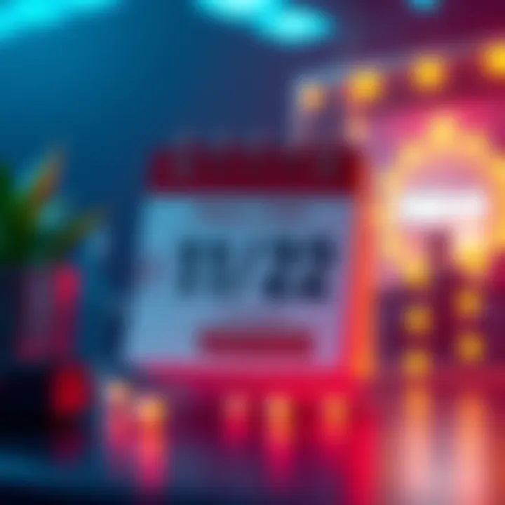 Upcoming Event Announcement A calendar with a highlighted date and promotional graphics for a new S+ launch.