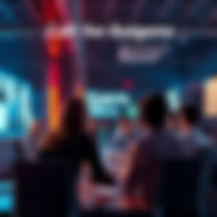 A group of people discussing online safety at a meeting, highlighting the importance of moderation in digital spaces.