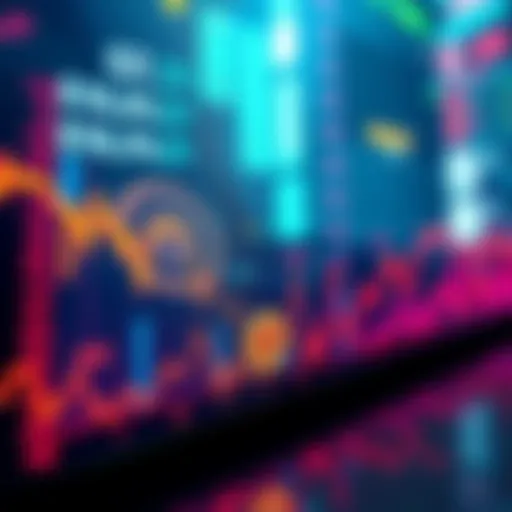 US Markets Stability A graph showing stability in US financial markets with symbols for stocks, gold, and bitcoin, reflecting national security concerns.