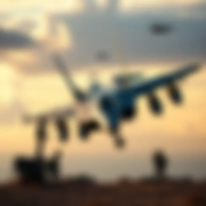 U.S. military aircraft preparing for a potential strike near Venezuela, with military personnel stationed nearby, highlighting rising tensions in the region.