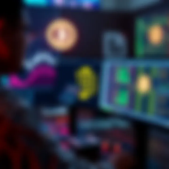 A U.S. military personnel monitors a computer screen displaying Bitcoin data, symbolizing the military's operation of a Bitcoin node