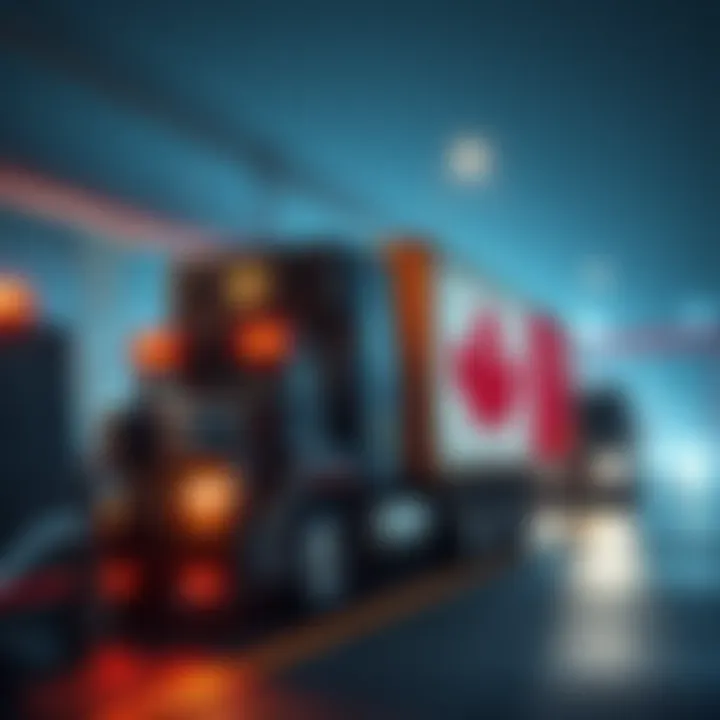 U.S. miners transporting Bitcoin mining equipment to a Canadian facility due to tariff issues