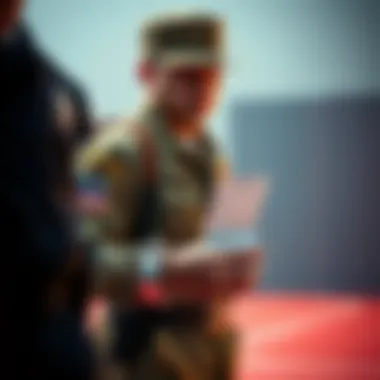 A U.S. soldier in handcuffs is led away by law enforcement, with a betting slip visible in his hand, symbolizing illegal gambling related to Venezuelan politics.