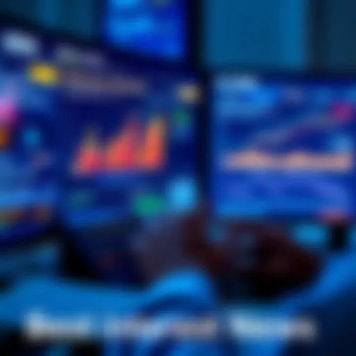 A person calculating taxes while looking at USDC rewards on a computer screen, with graphs comparing rewards and Treasuries