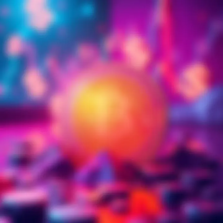 A digital representation of USDC symbolizing its stability during market fluctuations, with dollar signs in the background.