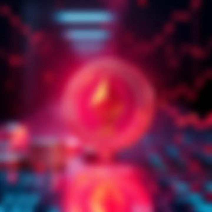 A digital representation of USDC being exchanged for Monero, featuring smooth transaction icons and no KYC symbols.