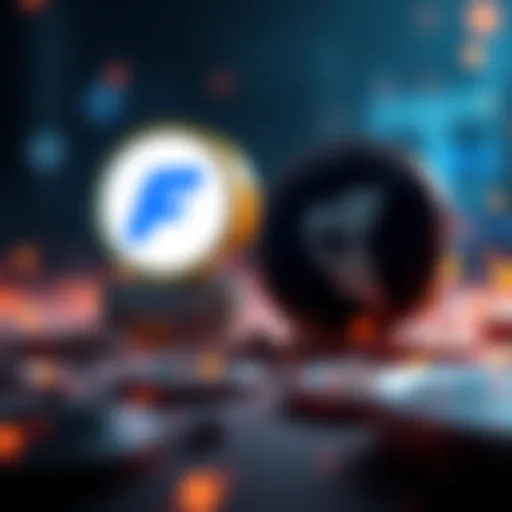 Visual representation of the USDF stablecoin logo alongside Flipcash and Solana logos, symbolizing the launch of the new currency.