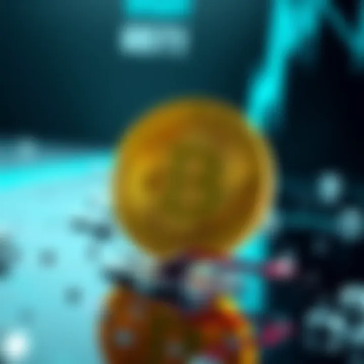 A visual representation of the USDT stablecoin experiencing a drop, symbolizing potential instability in the crypto market