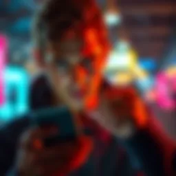 A person looking at their smartphone displaying a financial app with a confused expression, showing transaction history and missing funds.
