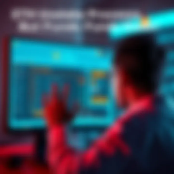 A person looking at a computer screen with a worried expression, showing Kiln's dashboard and a wallet interface where funds are missing