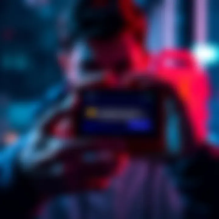 User holding Trezor device with alert on screen A person looks concerned at their Trezor wallet displaying a security alert message