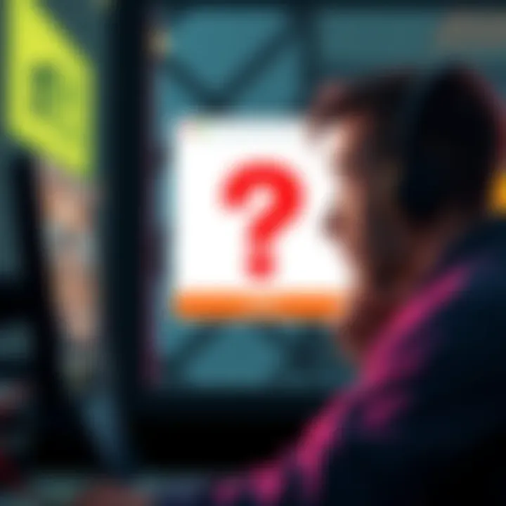 A person looking at a screen with confusion, showing a rent increase and a question mark, indicating a possible visual glitch or accidental purchase.