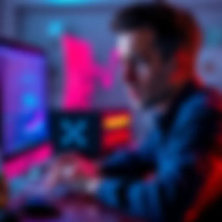 A frustrated user looking at a computer screen, discussing a recent XRP wallet theft incident