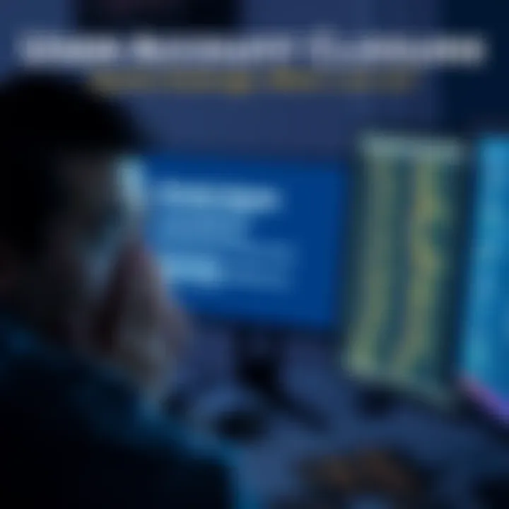 A frustrated person looking at a computer screen with a message about account closure, showing concern and disbelief.