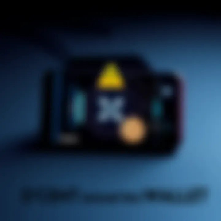 A graphic showing a smartphone displaying D'CENT wallet interface, with a warning sign and XRP logo indicating a hack incident