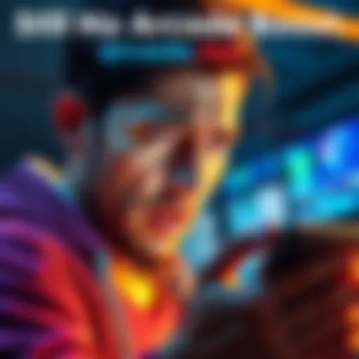 A person looking at their phone with a worried expression, showing frustration over delayed Arcade Boost rewards